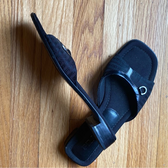 Prada vintage 90’s monogram slip on sandals size 38 - Picture 5 of 5